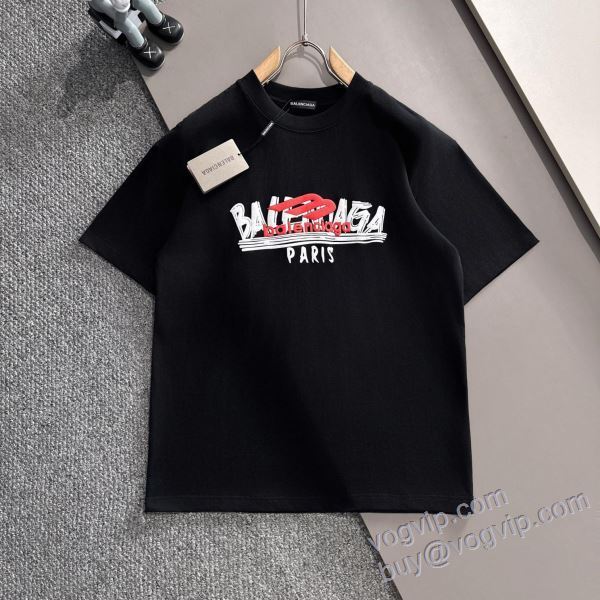 存在感のある バレンシアガ BALENCIAGA NXZBAL276 高品質なスーパーコピー商品 2025品質保証大人気 半袖Tシャツ 2色可選