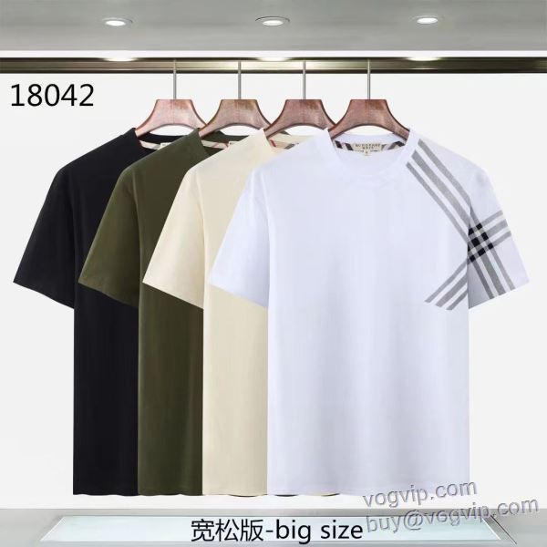 BURBERRY コピーブランド 2025新作登場 バーバリー 半袖Tシャツ 4色可選 人気ブランド