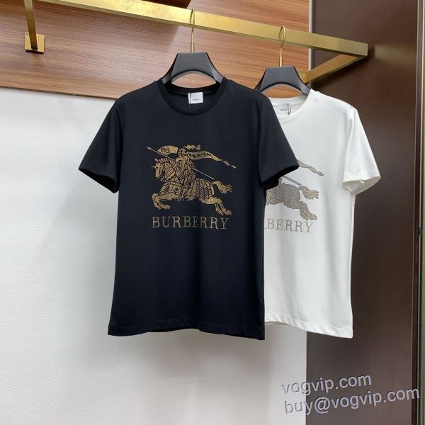 2025春夏に最も需要のある バーバリー BURBERRY コピー ブランド 半袖Tシャツ 2色可選