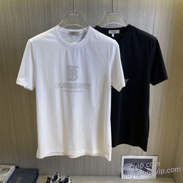 セレブ愛用の超人気商品 バーバリー BURBERRY スーパーコピー 半袖Tシャツ 2色可選 2025驚きの破格値人気