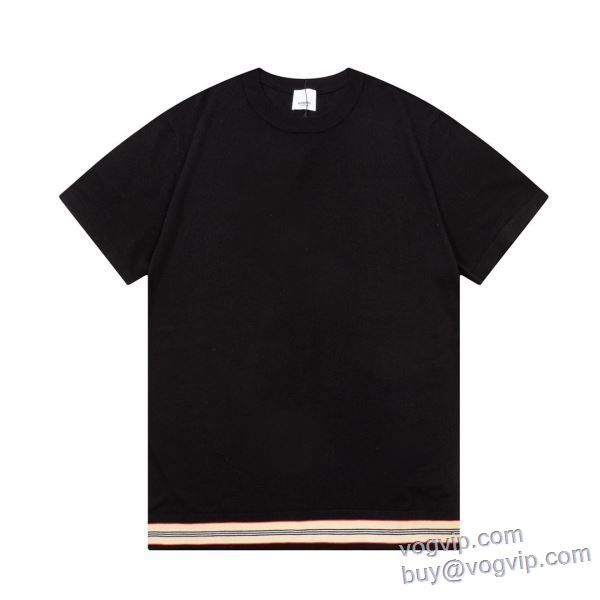 人気スーパーコピーブランド バーバリー BURBERRY 2025人気セール定番 半袖Tシャツ 2色可選 高級感漂わせる