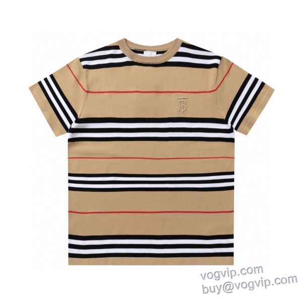 コピー 商品 販売 2025春夏 半袖Tシャツ バーバリー BURBERRY 耐久性に優れ