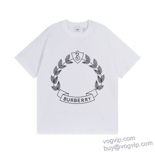 バーバリー BURBERRY 2025お得定番 スーパーコピー 半袖Tシャツ 超激得品質保証