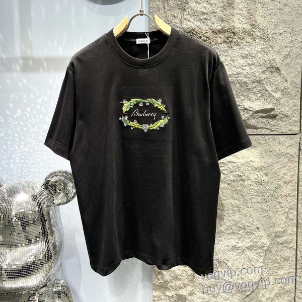 大人のセンスを感じさせる バーバリー BURBERRY コピー 半袖Tシャツ 2色可選 2025超激得新作
