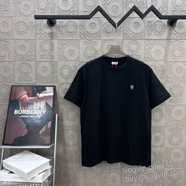 2025高品質 バーバリー BURBERRY スーパーコピー お洒落な存在感 半袖Tシャツ 3色可選