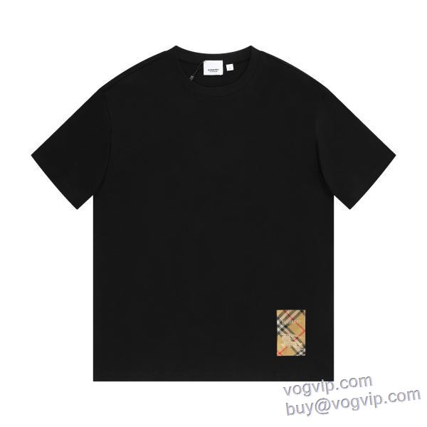 2025人気セール新作 バーバリー BURBERRY ブランドスーパーコピー 激安専門店 半袖Tシャツ 個性的なデザイン