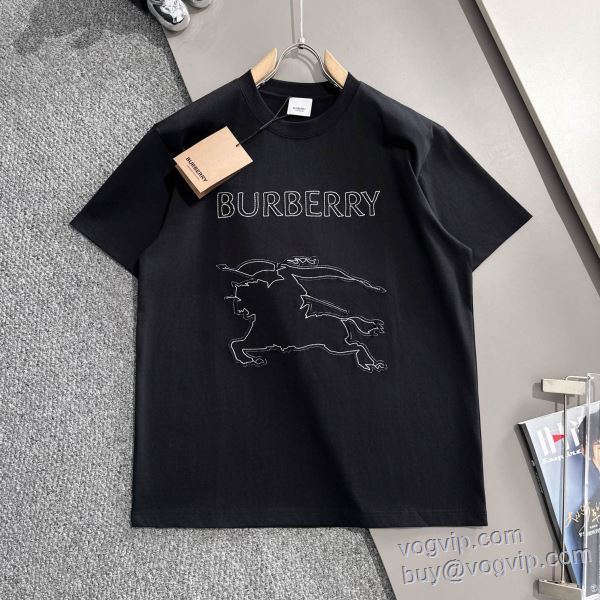 2025人気セール新作 バーバリー BURBERRY スーパーコピー n級品 半袖Tシャツ 2色可選 絶対オススメ?