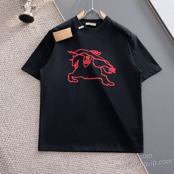 素敵 半袖Tシャツ バーバリー BURBERRY 業界高品質スーパーコピー 2025人気セール新作 2色可選