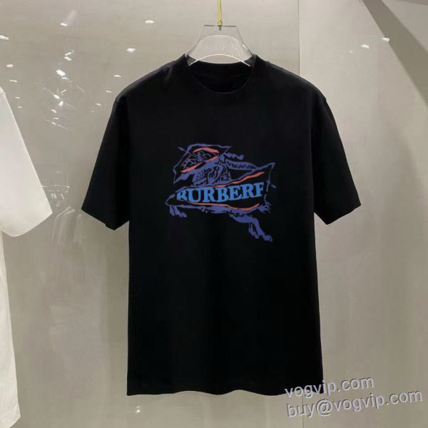 VOGコピー 2025数量限定大得価 バーバリー BURBERRY 入手困難! 半袖Tシャツ 2色可選