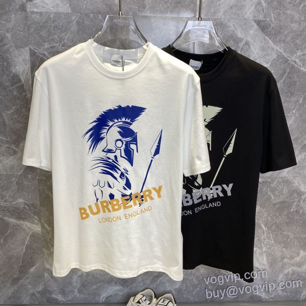 2025値下げ！ バーバリー スーパーコピー 激安 半袖Tシャツ 2色可選 オリジナル