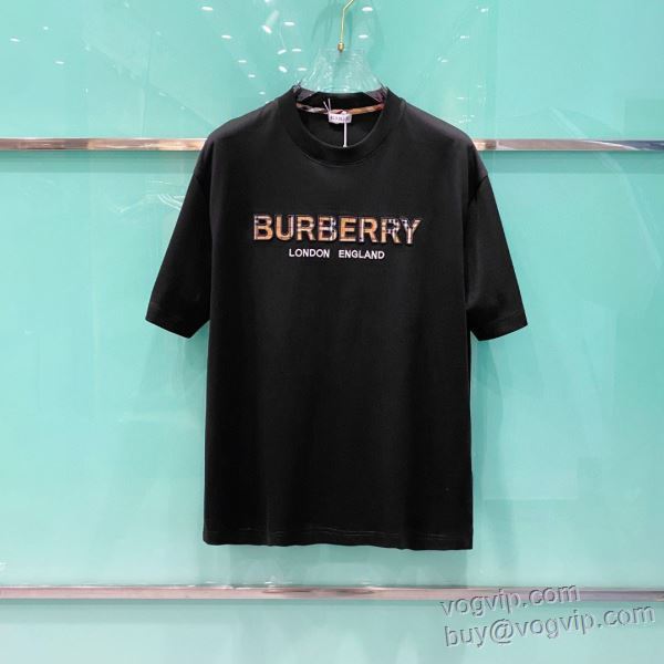 存在感のある バーバリー スーパーコピー 2025値下げ！ 半袖Tシャツ 2色可選