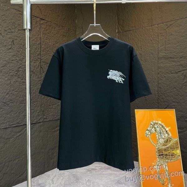 2025最安値定番 バーバリー ブランドスーパーコピー 半袖Tシャツ 2色可選 ファッション 人気