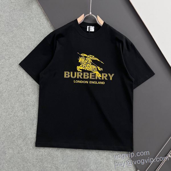 コスパ最高のプライス バーバリー ブランドコピー 半袖Tシャツ 2色可選 2025最安値定番