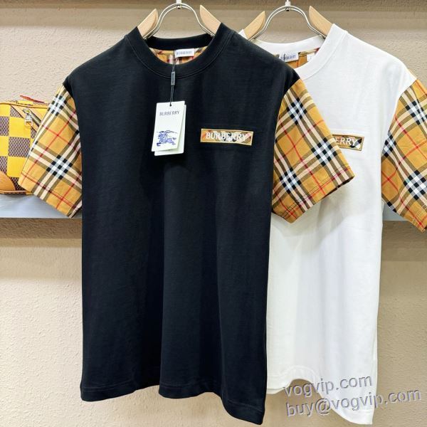 バーバリー BURBERRY コピー 2025100％本物保証 半袖Tシャツ 2色可選 追跡あり☆入手困難!!