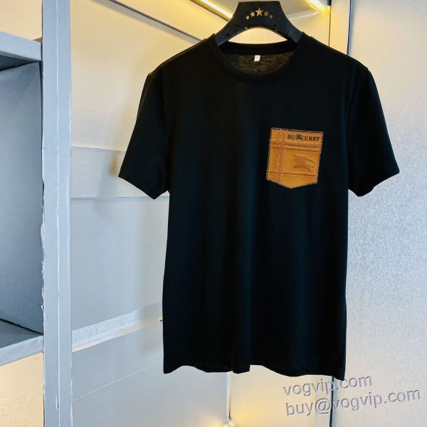 2025100％本物保証 バーバリー BURBERRY コピー ブランド 【激安】 半袖Tシャツ 3色可選