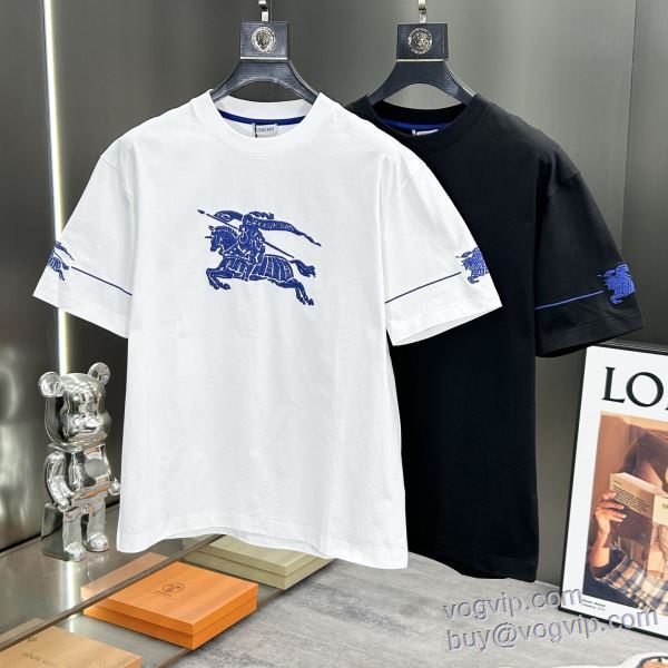 バーバリー BURBERRY コピーブランド 2025お得大人気 半袖Tシャツ 2色可選 SALE開催