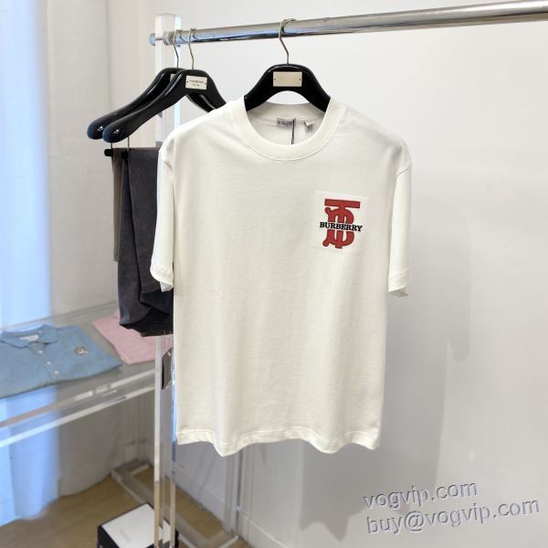 美品！バーバリー BURBERRY スーパーコピー 半袖Tシャツ 2025お得大人気