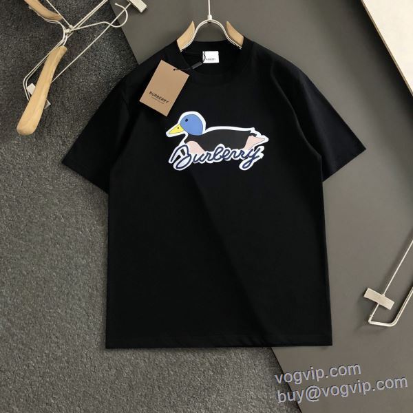 大特価 バーバリー BURBERRY 2025春夏モデル 半袖Tシャツ 2色可選 コピー 商品 販売