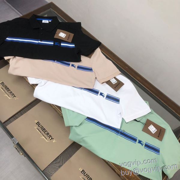 お買得 半袖ポロシャツ 4色可選 バーバリー BURBERRY 2025春夏モデル 最大級ブランドコピー通販優良店