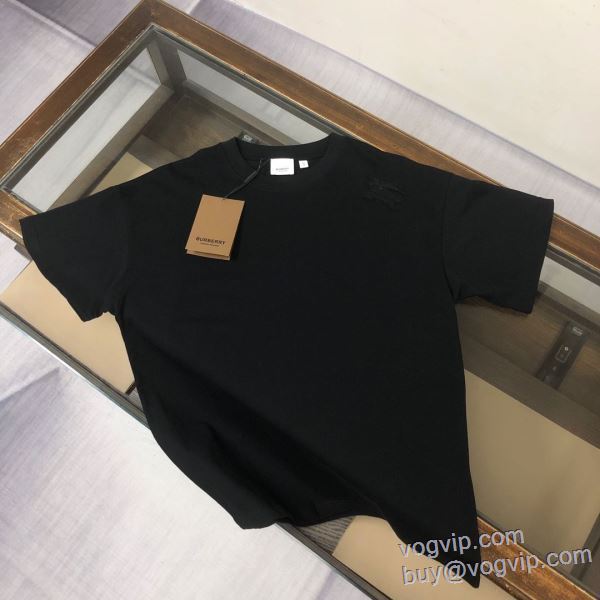 バーバリー コピー 2025激安大特集 半袖Tシャツ 4色可選 高級感演出