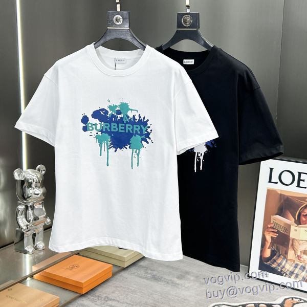 半袖Tシャツ バーバリー スーパーコピー 激安 2025激安大特集 2色可選 贈り物にも◎