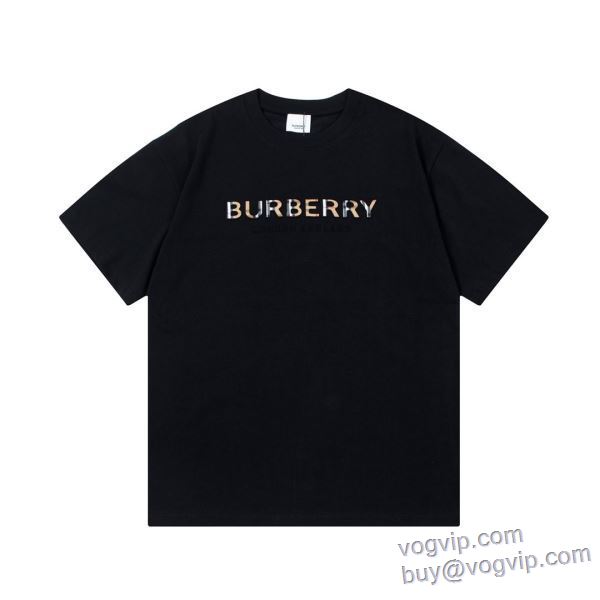 耐久性に優れ 半袖Tシャツ バーバリー ブランドスーパーコピー 2025激安大特価最新作 2色可選