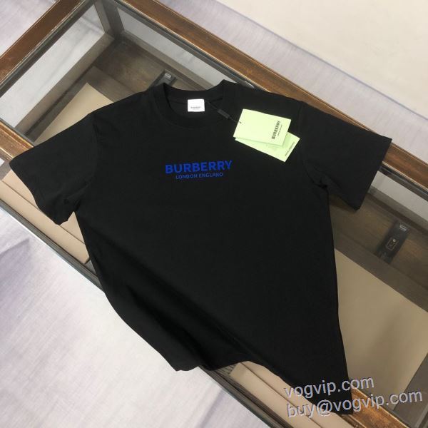 注目のアイテム 半袖Tシャツ バーバリー BURBERRY スーパーコピー 2025品質保証安い 2色可選