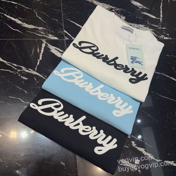 バーバリー 2025新作 半袖Tシャツ 3色可選 人気 ランキング BURBERRY スーパーコピー 激安