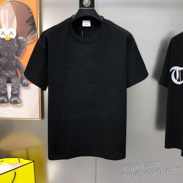 落ち着いた感覚 バーバリー BURBERRY スーパーコピー 半袖Tシャツ 4色可選 2025人気定番爆買い