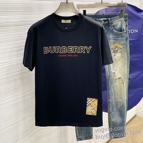 2025人気定番爆買い バーバリー BURBERRY ブランドスーパーコピー 半袖Tシャツ 2色可選 大人っぼい