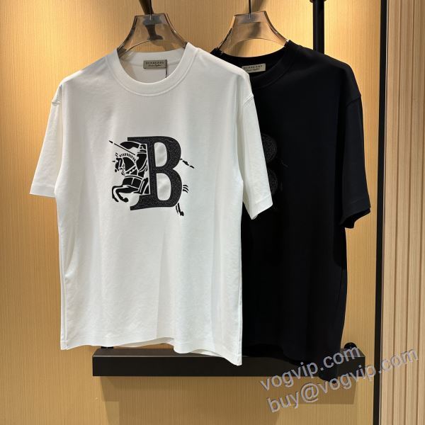 半袖Tシャツ 2025超人気新品 バーバリー コピー NXZBU226 2色可選 先行販売