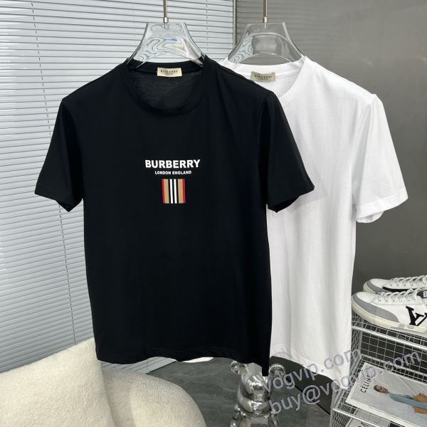 人気ブランド バーバリー BURBERRYコピーブランド NXZBU241 2025人気セール高品質 半袖Tシャツ 2色可選