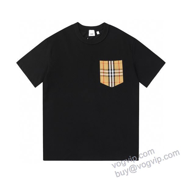 BURBERRYスーパーコピー 2025人気セール高品質 バーバリー NXZBU243 半袖Tシャツ 2色可選 今買い◎得