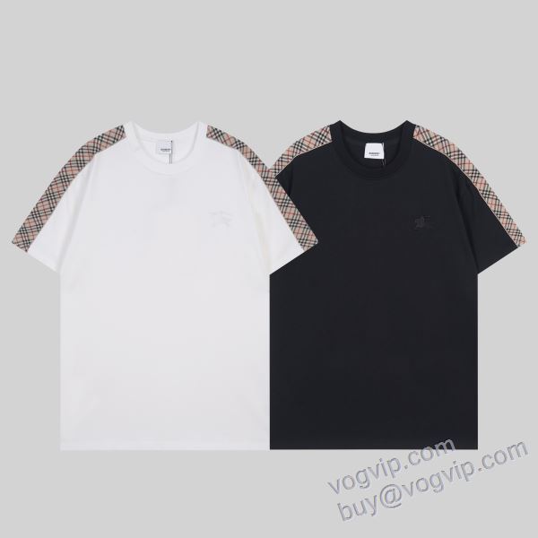 2025限定セール新品 バーバリー コピー NXZBU248 半袖Tシャツ 2色可選 お洒落に魅せる