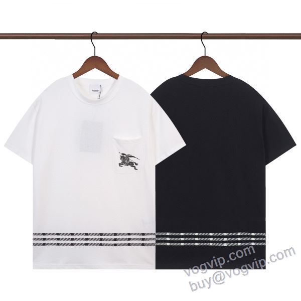 上品に着こなせ バーバリー スーパーコピー 激安 NXZBU251 半袖Tシャツ 2色可選 2025限定セール新品