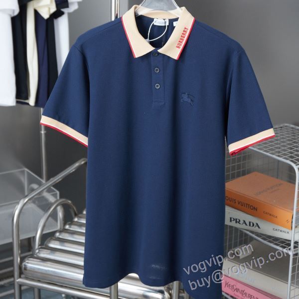 バーバリー BURBERRYブランド 偽物 通販 NXZBU261 2025春夏季超人気 半袖ポロシャツ 一番人気の新作はこれ