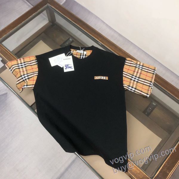 2025新作品 バーバリー BURBERRY NXZBU268 半袖Tシャツ 2色可選 ブランドコピー代引き専門店 活用できるアイテム