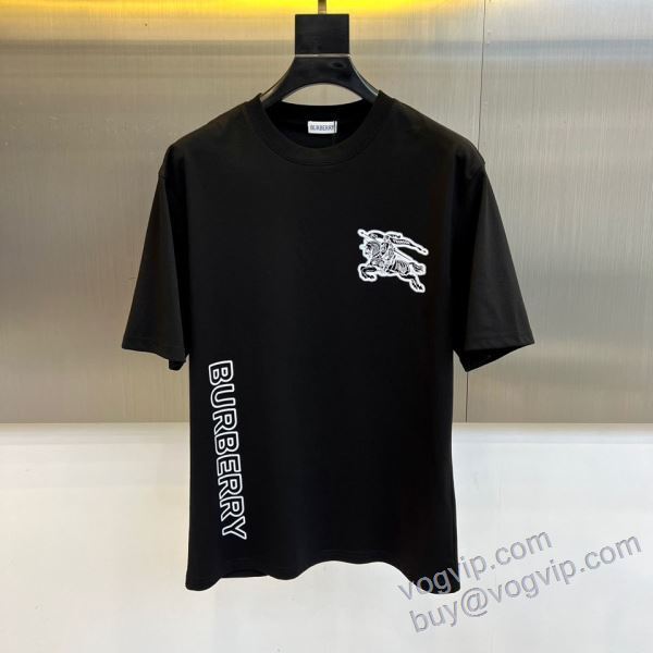 完成度の高い逸品 バーバリー BURBERRY NXZBU273 半袖Tシャツ 2色可選 2025最新入荷 スーパーコピー 優良サイト
