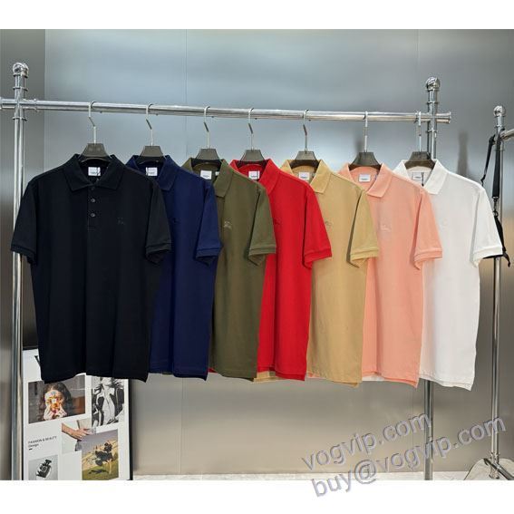 半袖ポロシャツ 7色可選 高級感漂わせる 2025最新入荷 バーバリー BURBERRY NXZBU274 人気スーパーコピーブランド
