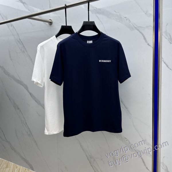 優美なお出かけスタイル バーバリー 最高N級ブランドコピー NXZBU275 半袖Tシャツ 2色可選 2025最新入荷