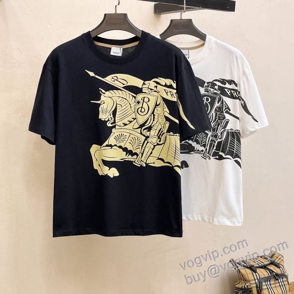 半袖Tシャツ 2025お得大人気 バーバリー コピー 商品 販売 NXZBU278 2色可選 存在感のある