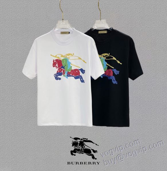 2025高級品 通販 バーバリー コピー NXZBU284 半袖Tシャツ 2色可選 目玉商品