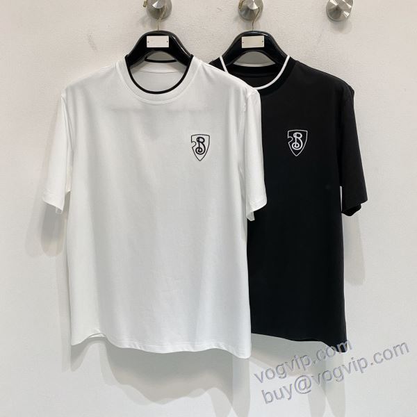 2025高級品 通販 NXZBU286 半袖Tシャツ バーバリー ブランド 偽物 通販 2色可選 大好評?