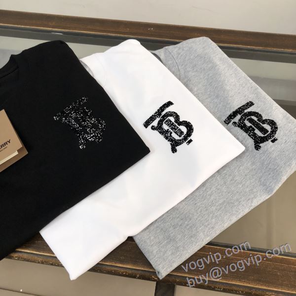 2025爆買い人気 バーバリー ブランドコピー NXZBU292 半袖Tシャツ 3色可選 大絶賛！