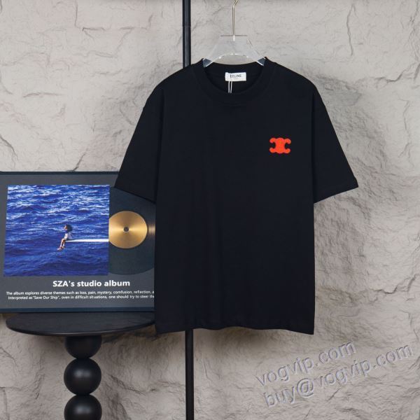 2025年モデル入荷 セリーヌ ブランドコピー NXZCEL030 半袖Tシャツ 大人っぼい