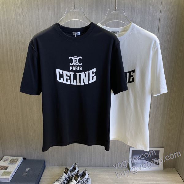 半袖Tシャツ 2025春夏新作 セリーヌ スーパーコピー 激安 NXZCEL035 2色可選 デザイン性の高い