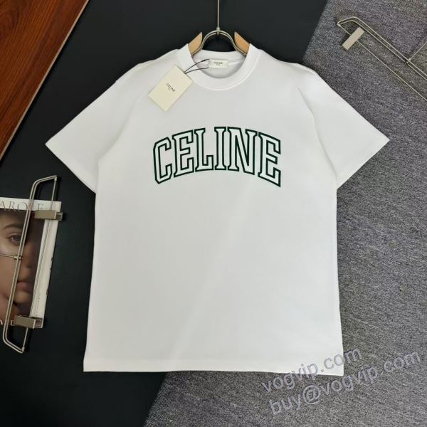 2025超激得新作 セリーヌ ブランドコピー NXZCEL040 半袖Tシャツ 高級感ある