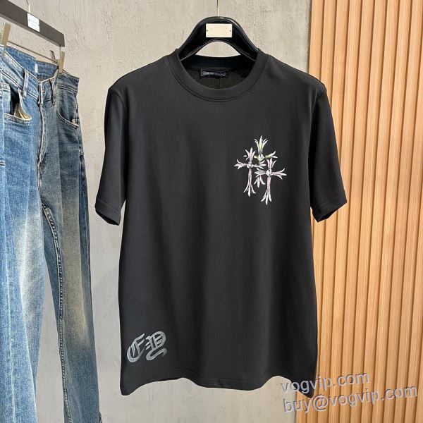 今一番HOTな新品 クロムハーツ スーパーコピー 激安 半袖Tシャツ 2色可選 2025春夏季超人気