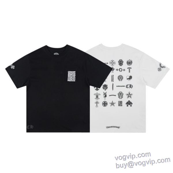 2025お得セール クロムハーツ CHROME HEARTS コピーブランド 半袖Tシャツ 2色可選 もっとも高い人気を誇る