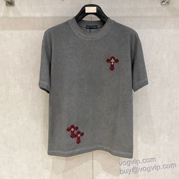機能性も備えたアイテム CHROME HEARTS ブランドコピー 2025お買い得セール クロムハーツ 半袖Tシャツ